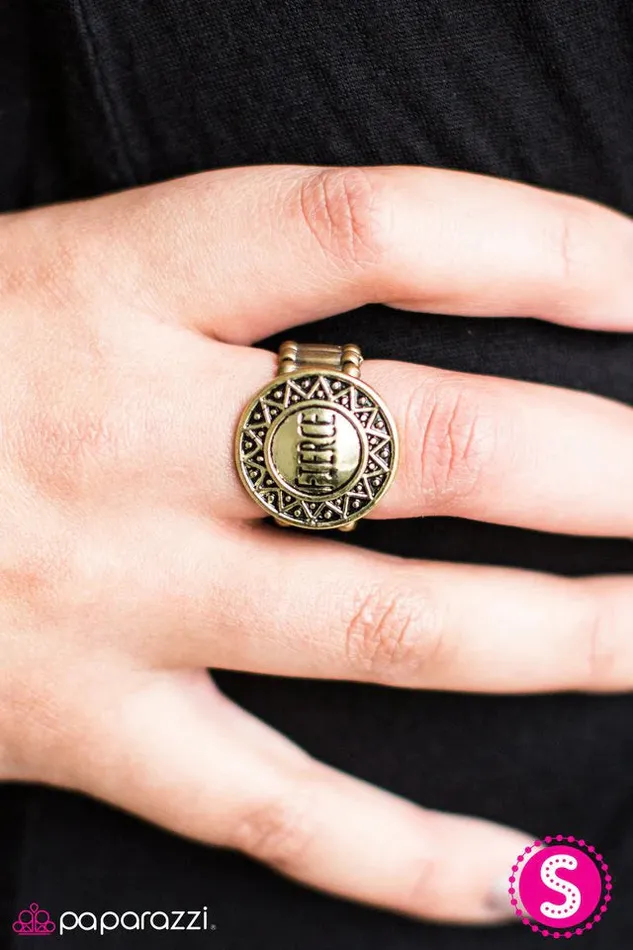 Paparazzi Jewelry Rings Paparazzi Ring Lookin Fierce Brass