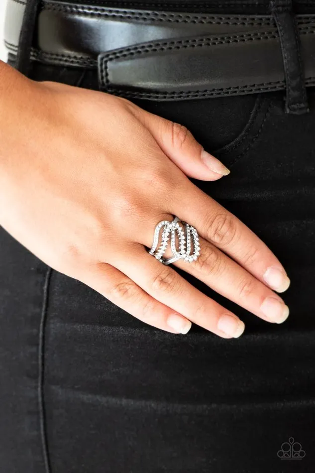 Paparazzi Jewelry Rings Paparazzi Ring Make Waves White