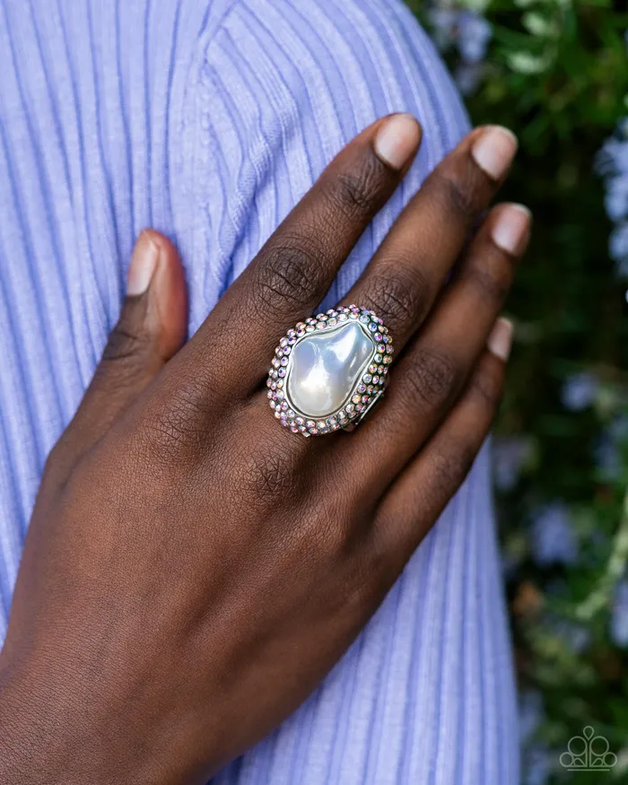 Paparazzi Jewelry Rings Paparazzi Ring Opulent Ocean White