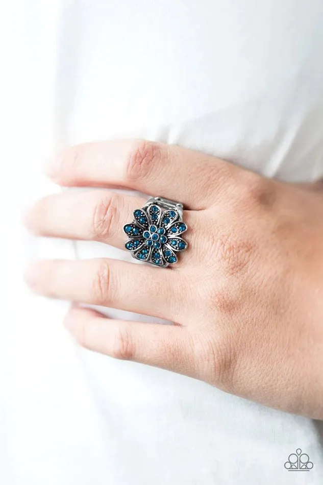 Paparazzi Jewelry Rings Paparazzi Ring Peppy Perennial Blue