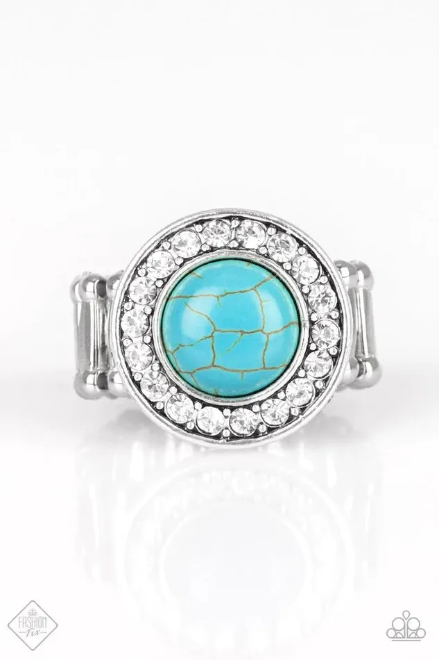 Paparazzi Jewelry Rings Paparazzi Ring Rugged Radiance Blue