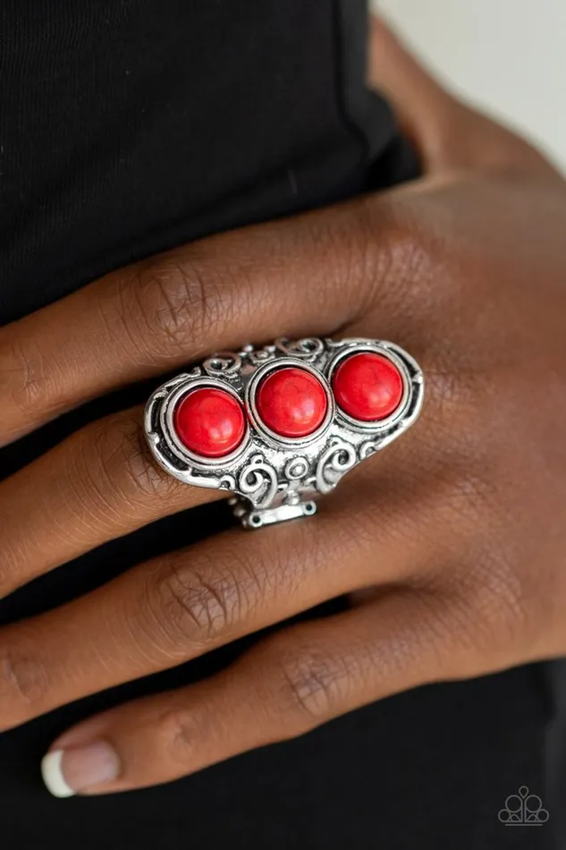 Paparazzi Jewelry Rings Paparazzi Ring Sahara Soul Red