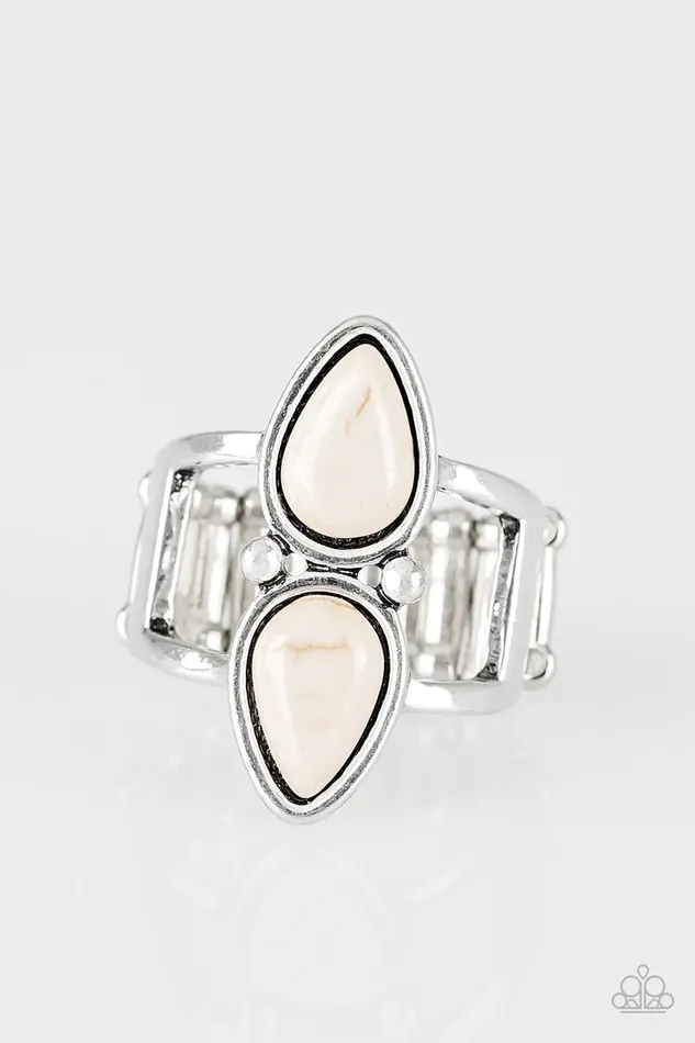 Paparazzi Jewelry Rings Paparazzi Ring Simply Saharan White