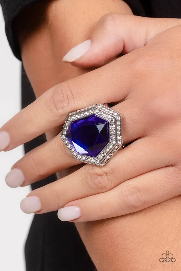Paparazzi Jewelry Rings Paparazzi Ring Smoldering Sass Blue