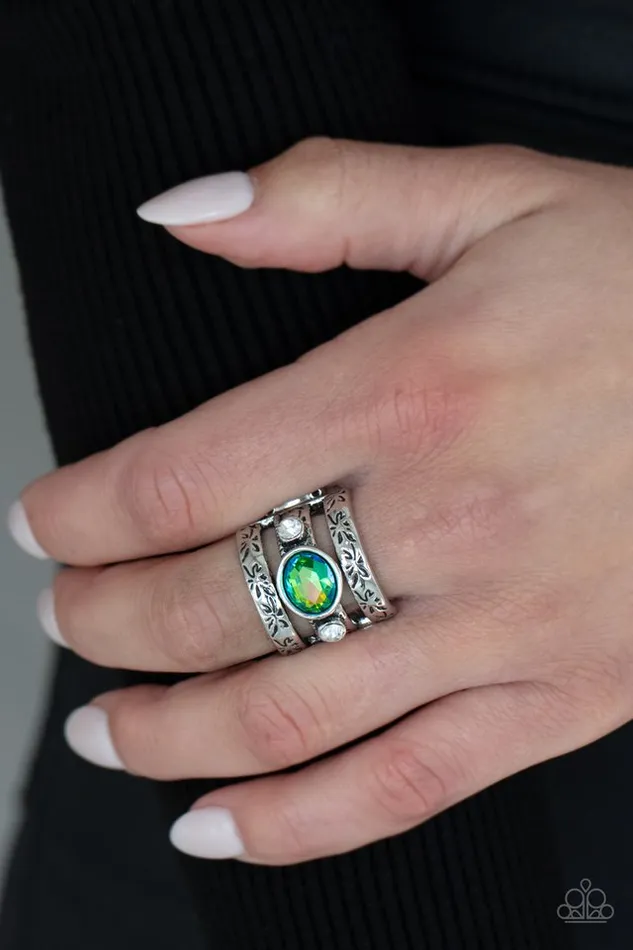 Paparazzi Jewelry Rings Paparazzi Ring The GLEAMING Tower Green