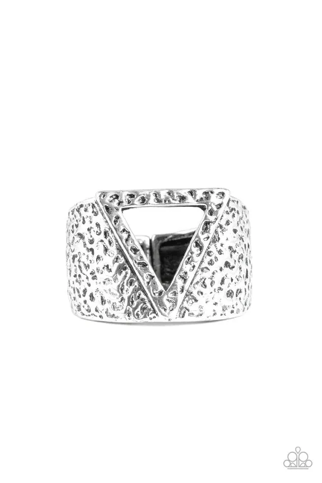 Paparazzi Jewelry Rings Paparazzi Ring Triathlon Silver