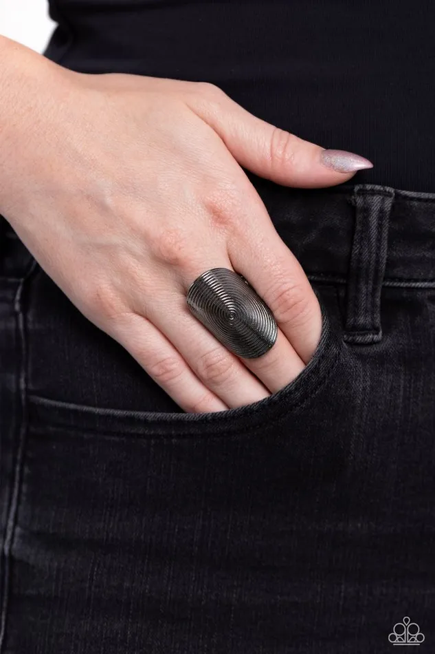 Paparazzi Jewelry Rings Paparazzi Ring Urban Labyrinth Black