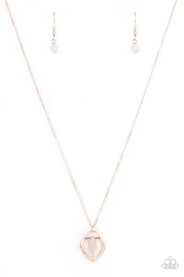 Paparazzi Necklace A Dream is a Wish Your Heart Makes Rose Gold Paparazzi Jewelry Necklaces Paparazzi Necklace A Dream is a Wish Your Heart Makes Rose Gold Paparazzi Jewelry Necklaces
