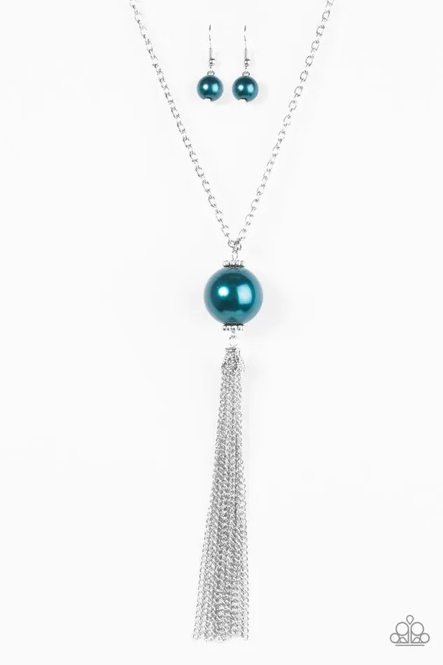Paparazzi Necklace Be A Boss Blue Paparazzi Jewelry Necklaces