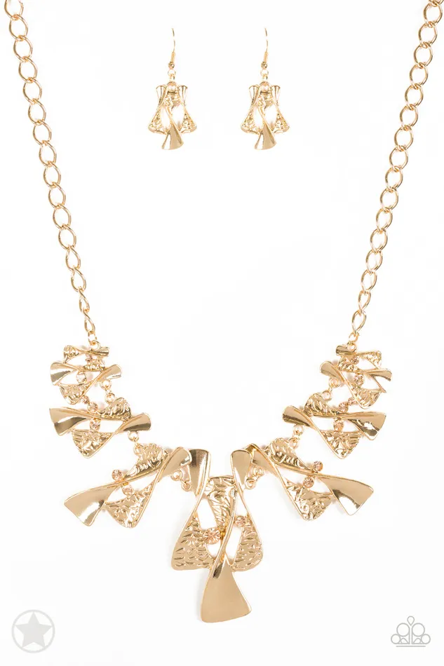 Paparazzi Necklace Blockbuster The Sands of Time Gold Paparazzi Jewelry Necklaces Paparazzi Necklace Blockbuster The Sands of Time Gold Paparazzi Jewelry Necklaces