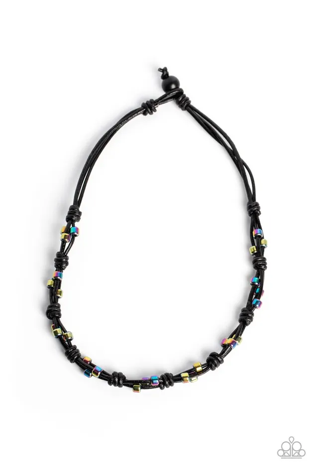 Paparazzi Necklace Braided Brawl Multi Paparazzi Jewelry Necklaces Paparazzi Necklace Braided Brawl Multi Paparazzi Jewelry Necklaces