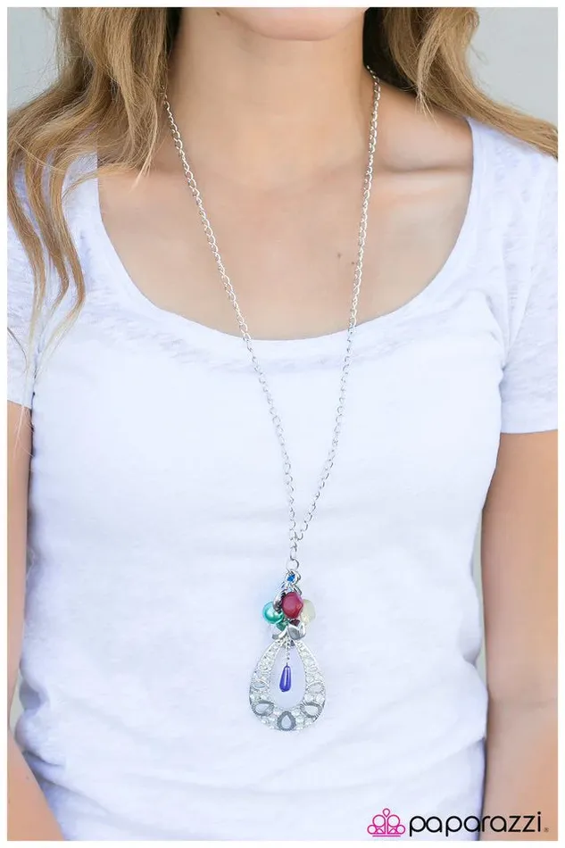 Paparazzi Necklace Catch You Later Multi Paparazzi Jewelry Necklaces