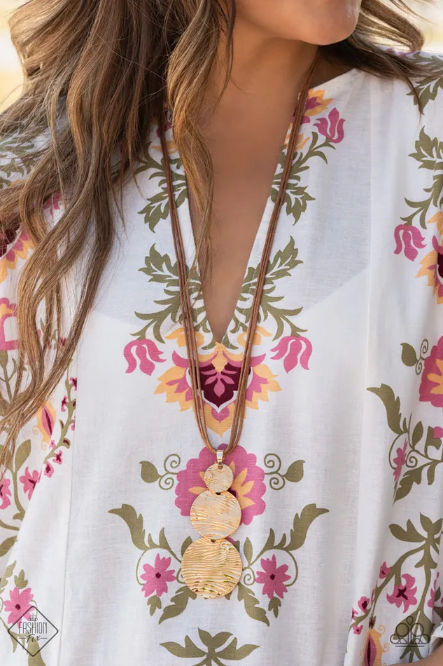 Paparazzi Necklace Circulating Shimmer Gold Paparazzi Jewelry Necklaces