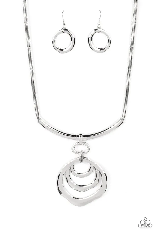 Paparazzi Necklace Forged in Fabulous Silver Paparazzi Jewelry Necklaces Paparazzi Necklace Forged in Fabulous Silver Paparazzi Jewelry Necklaces