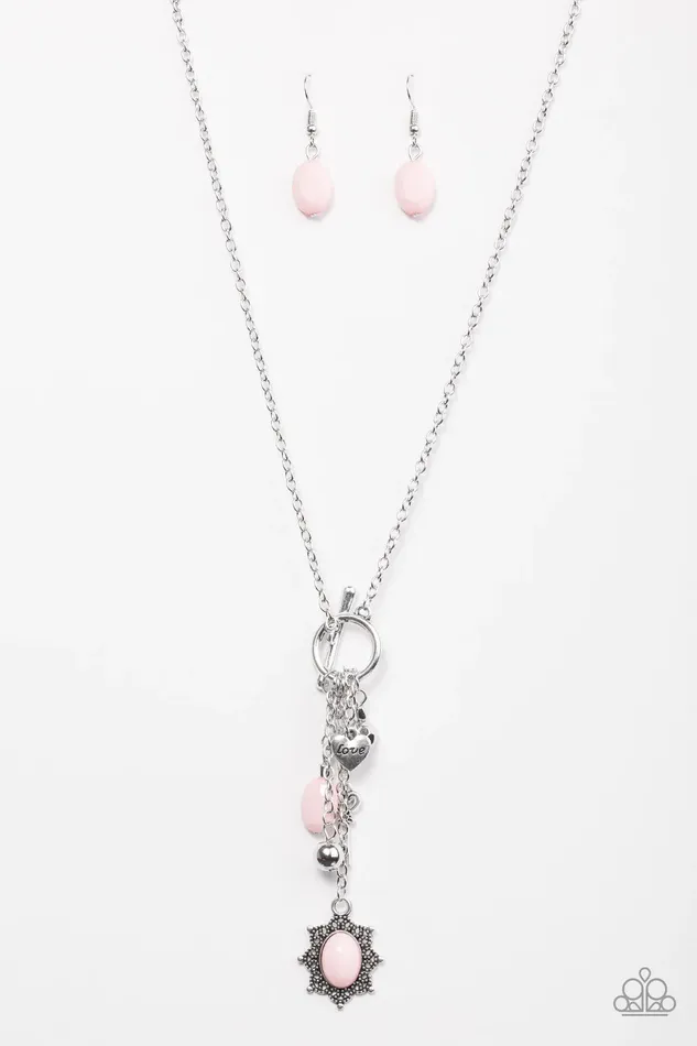 Paparazzi Necklace Love Lullaby Pink Paparazzi Jewelry Necklaces