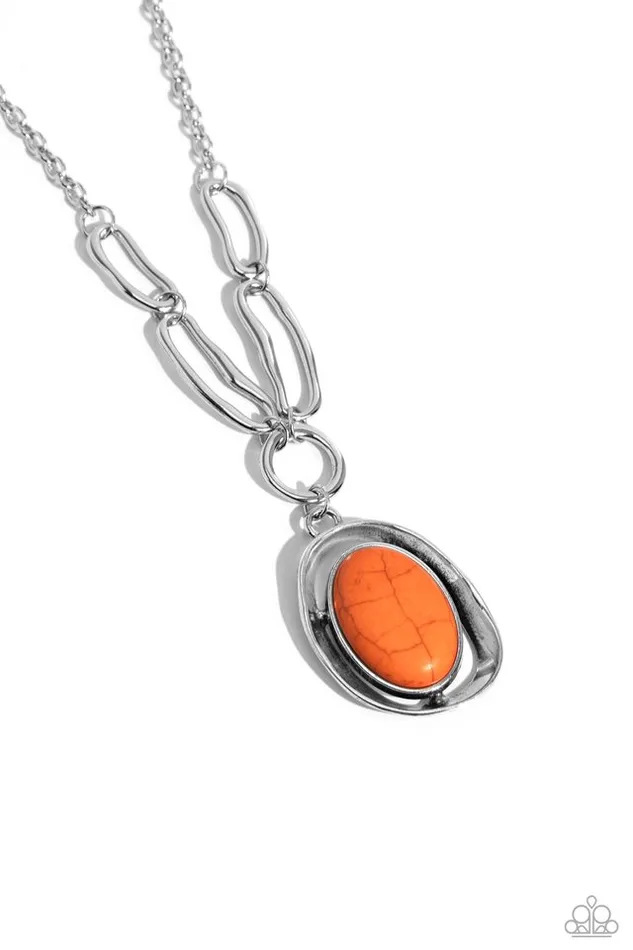 Paparazzi Necklace Sandstone Stroll Orange Paparazzi Jewelry Necklaces Paparazzi Necklace Sandstone Stroll Orange Paparazzi Jewelry Necklaces