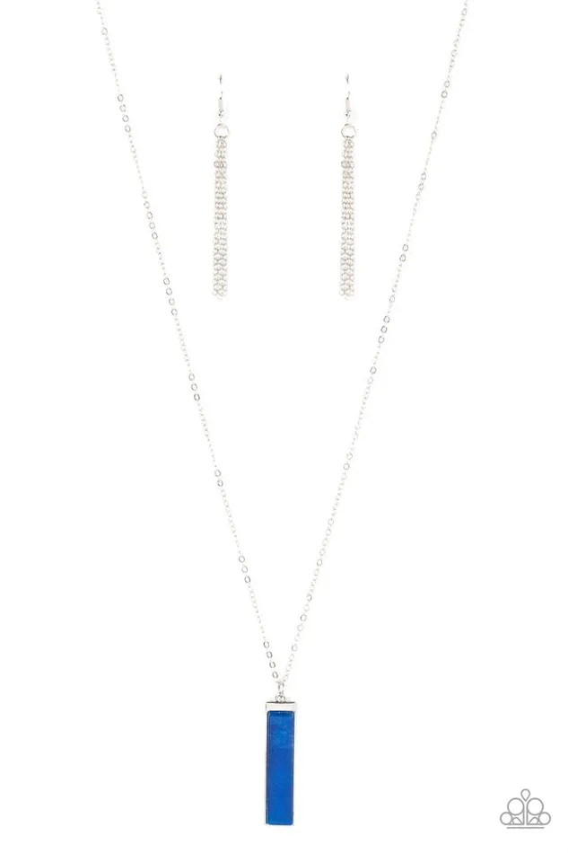 Paparazzi Necklace Set in GEMSTONE Blue Paparazzi Jewelry Necklaces Paparazzi Necklace Set in GEMSTONE Blue Paparazzi Jewelry Necklaces