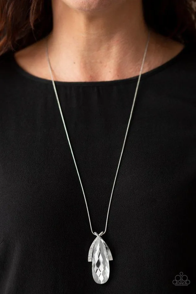 Paparazzi Necklace Stellar Sophistication White Paparazzi Jewelry Necklaces