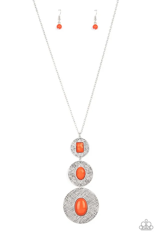 Paparazzi Necklace Talisman Trendsetter Orange Paparazzi Jewelry Necklaces Paparazzi Necklace Talisman Trendsetter Orange Paparazzi Jewelry Necklaces