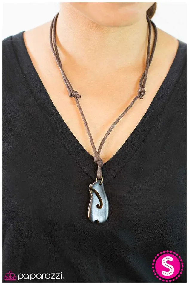 Paparazzi Necklace Urban Legend Black Paparazzi Jewelry Necklaces
