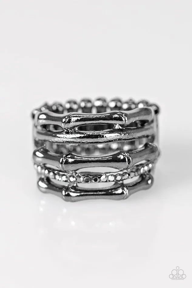 Paparazzi Ring Always On Edge Black Paparazzi Jewelry Rings