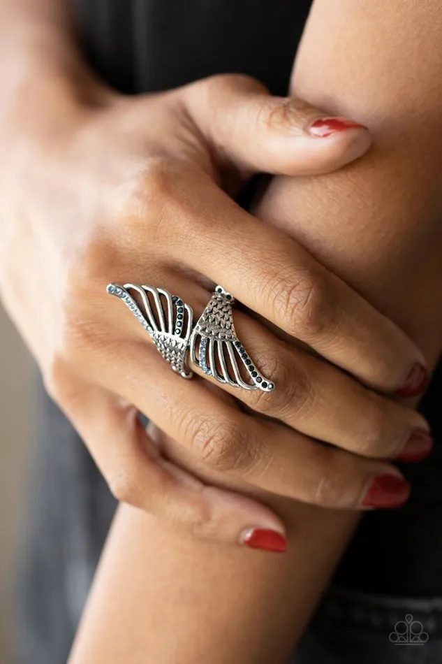 Paparazzi Ring Angels Among Us Blue Paparazzi Jewelry Rings