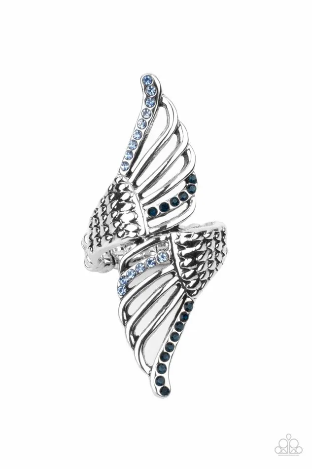Paparazzi Ring Angels Among Us Blue Paparazzi Jewelry Rings Paparazzi Ring Angels Among Us Blue Paparazzi Jewelry Rings