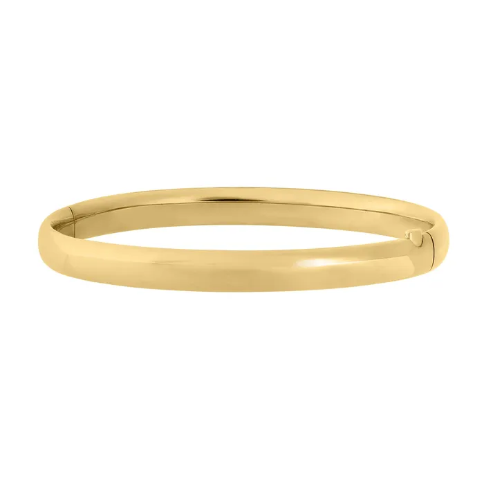 PreStyled Sets Croghans Adult 14K Gold Filled Plain 6mm Bangle