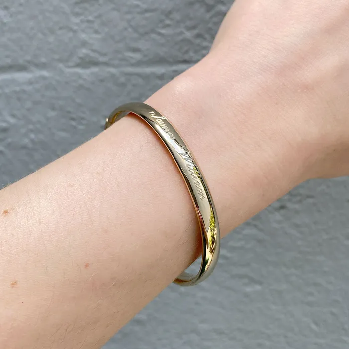 PreStyled Sets Croghans Adult 14K Gold Filled Plain 6mm Bangle