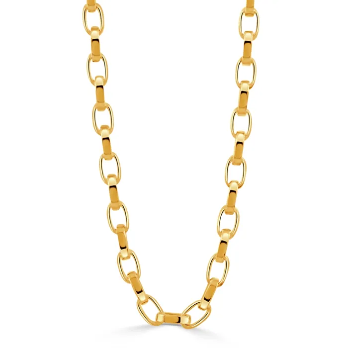 PreStyled Sets Doves Doves 18K Yellow Gold Box Chain 18 inch