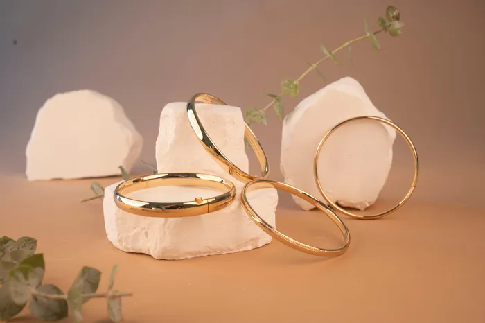 PreStyled Sets Gold Filled Juliet Bangle 8mm RG