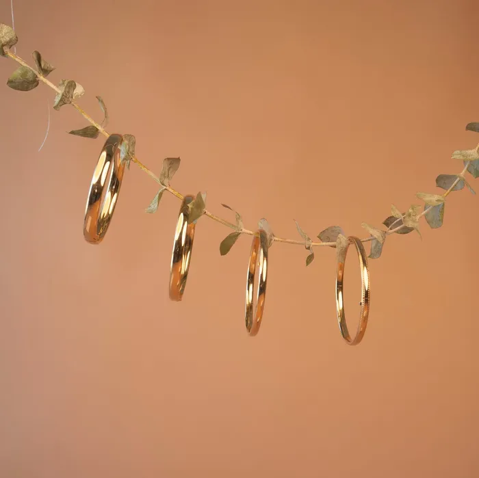 PreStyled Sets Gold Filled Juliet Bangle 8mm RG