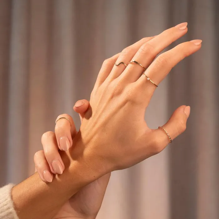 RG Rings Gold Filled Flat Wave Ring