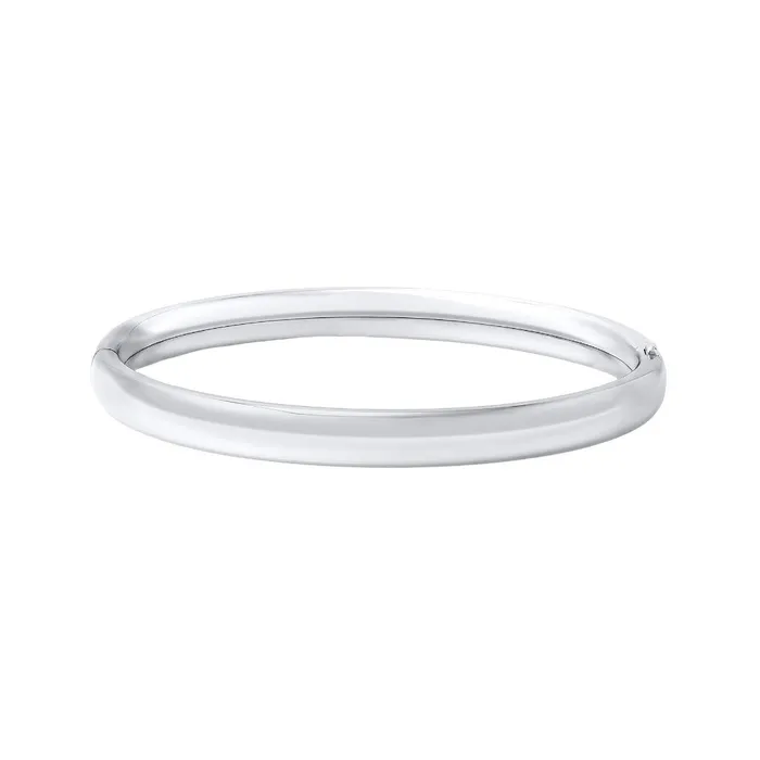 Rings Croghans Child Sterling Silver Plain Bangle