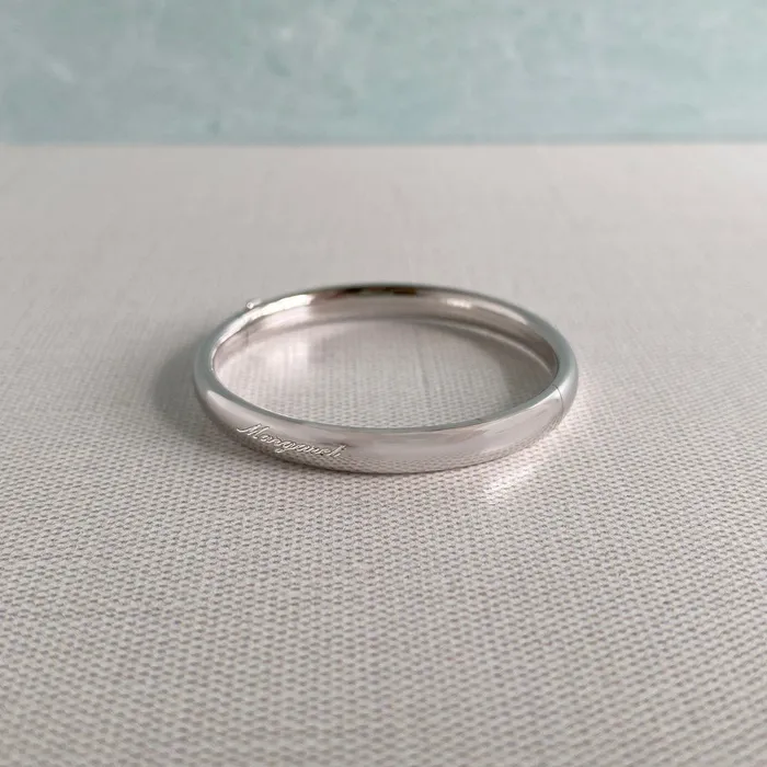 Rings Croghans Child Sterling Silver Plain Bangle