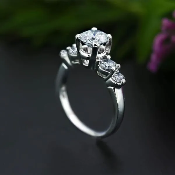 Rings Diamond Source NYC Platinum Engagement Ring with five Round cut Diamonds in 206ct of Total Diamond Weight ENG12501 Rings Diamond Source NYC Platinum Engagement Ring with five Round cut Diamonds in 206ct of Total Diamond Weight ENG12501