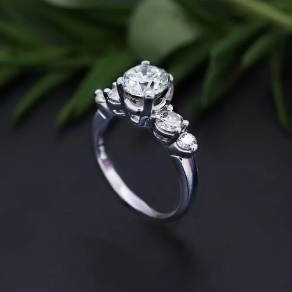 Rings Diamond Source NYC Platinum Engagement Ring with five Round cut Diamonds in 206ct of Total Diamond Weight ENG12501 Rings Diamond Source NYC Platinum Engagement Ring with five Round cut Diamonds in 206ct of Total Diamond Weight ENG12501