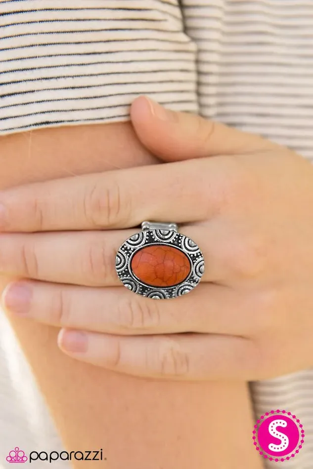 Rings Paparazzi Jewelry Paparazzi Ring Dune Chaser Orange