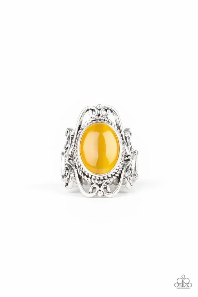 Rings Paparazzi Jewelry Paparazzi Ring Fairytale Flair Yellow