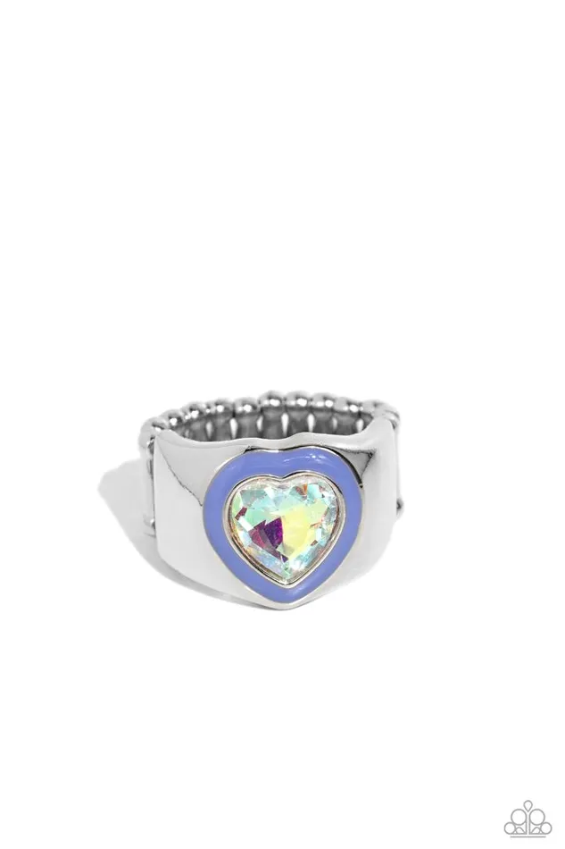 Rings Paparazzi Jewelry Paparazzi Ring Fond Regard Blue Rings Paparazzi Jewelry Paparazzi Ring Fond Regard Blue