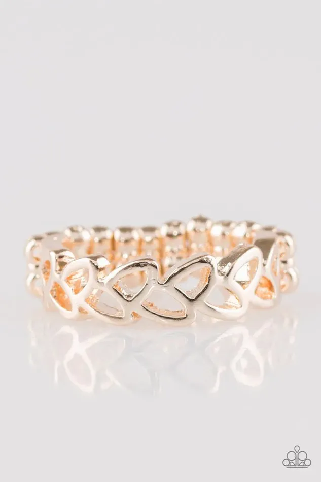 Rings Paparazzi Jewelry Paparazzi Ring Garland Grandeur Rose Gold