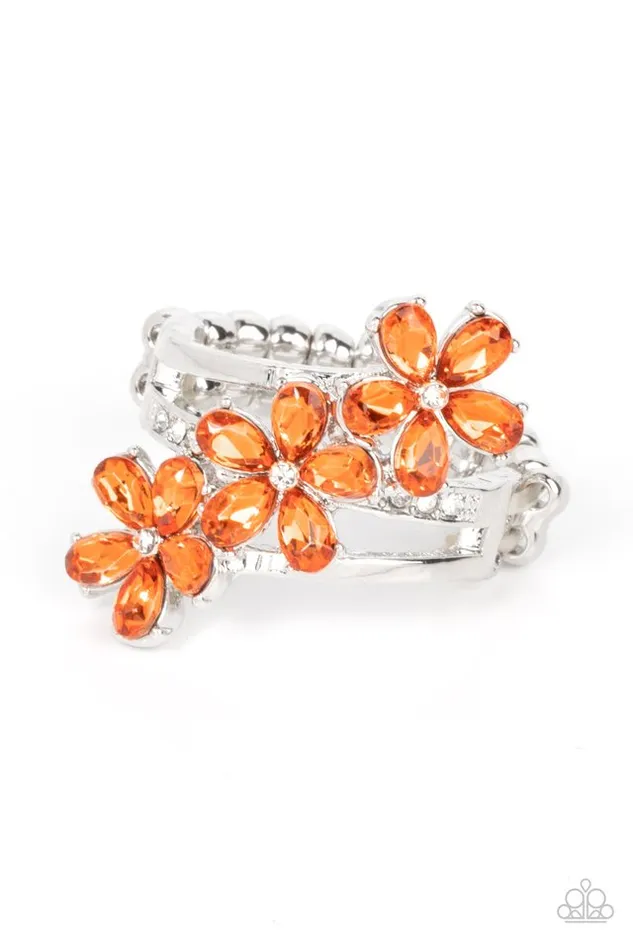 Rings Paparazzi Jewelry Paparazzi Ring Posh Petals Orange Rings Paparazzi Jewelry Paparazzi Ring Posh Petals Orange