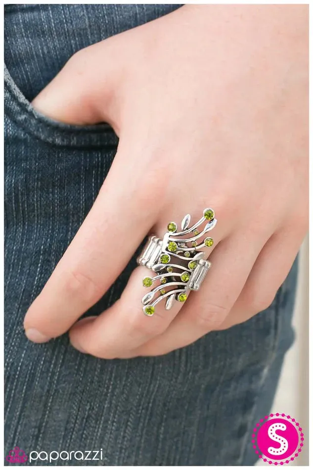 Rings Paparazzi Jewelry Paparazzi Ring Talk of The Town Green