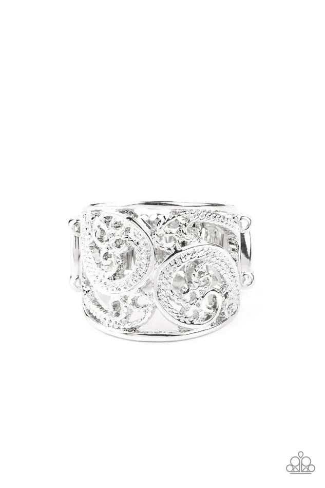 Rings Paparazzi Jewelry Paparazzi Ring Turning The Tides Silver Rings Paparazzi Jewelry Paparazzi Ring Turning The Tides Silver