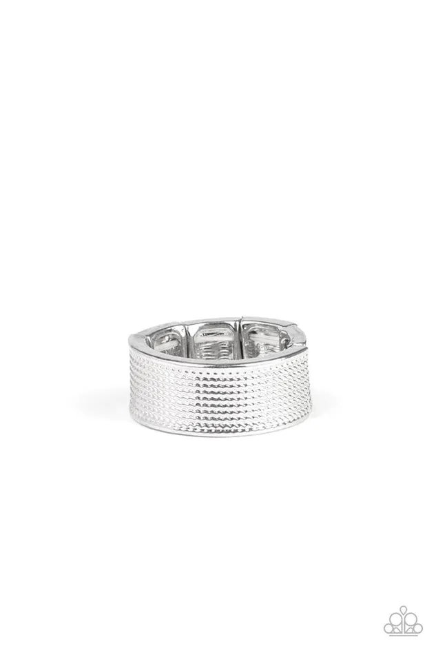 Rings Paparazzi Jewelry Paparazzi Ring Uppercut Silver Rings Paparazzi Jewelry Paparazzi Ring Uppercut Silver