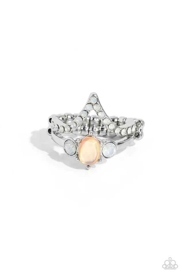 Rings Paparazzi Ring Chevron Celebrity Orange Paparazzi Jewelry Rings Paparazzi Ring Chevron Celebrity Orange Paparazzi Jewelry