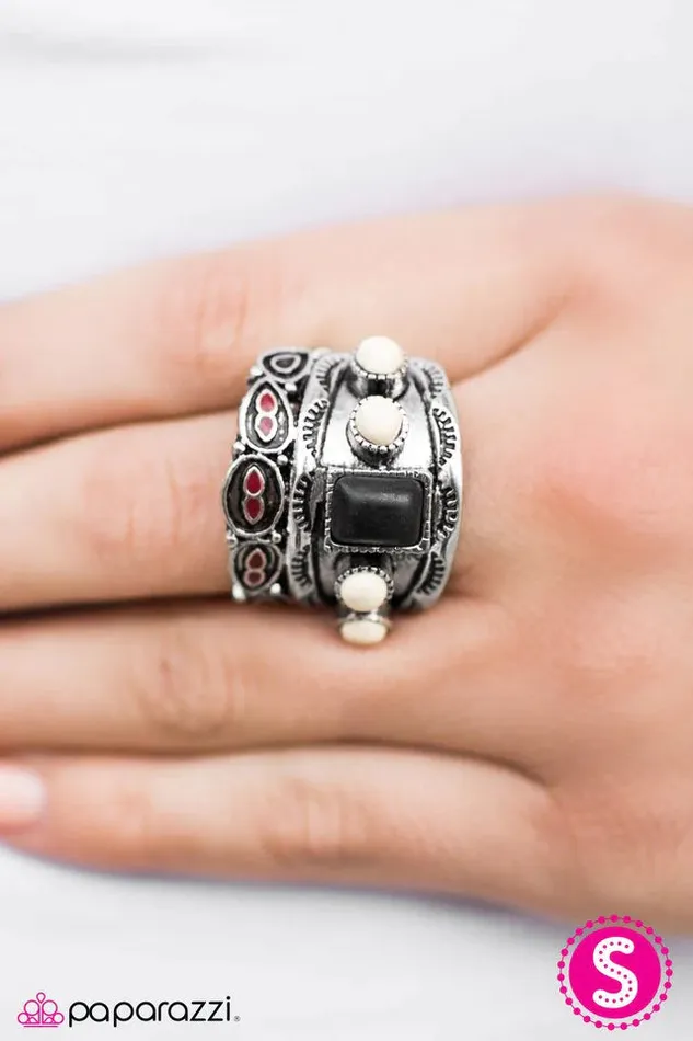 Rings Paparazzi Ring Incan Treasure Red Paparazzi Jewelry