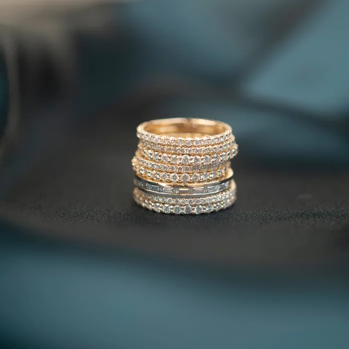 Rings RG 14k Diamond Eternity Ring 45 CTW
