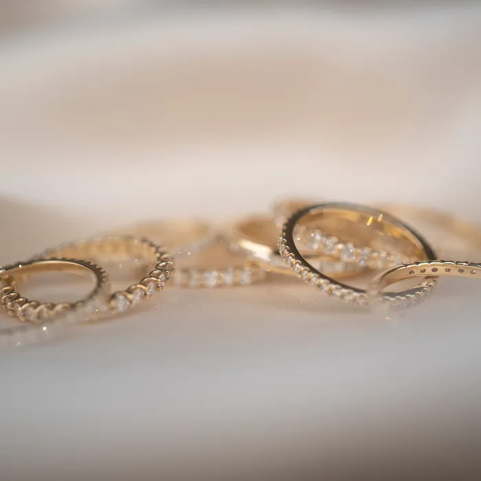 Rings RG 14k Diamond Eternity Ring 45 CTW