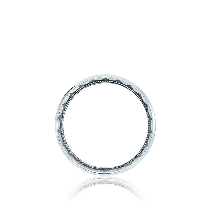 Rings Tacori Tacori Sculpted Crescent Mens 18K White Gold Wedding Band Ring 6mm Rings Tacori Tacori Sculpted Crescent Mens 18K White Gold Wedding Band Ring 6mm